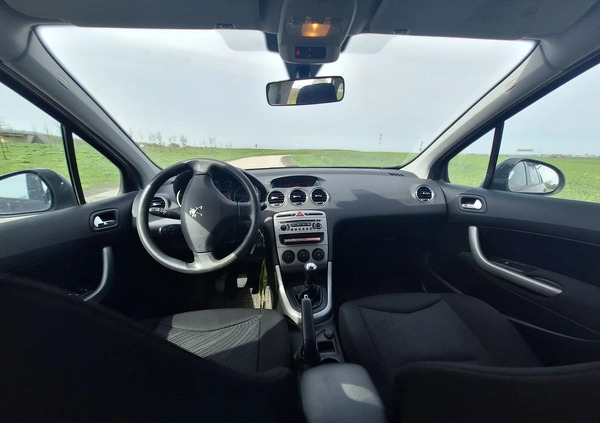 Peugeot 308 cena 14800 przebieg: 109350, rok produkcji 2012 z Gniezno małe 352